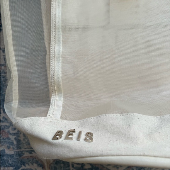 BEIS The High-brid Mesh Backpack in Beige - Picture 11 of 15